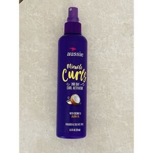 AUSSIE MIRACLE CURLS 2ND DAY CURL ACTIVATOR WITH COCONUT & JOJOBA OIL 8.5 FL OZ